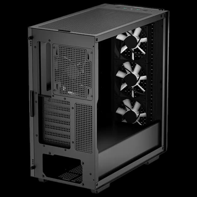 DEEPCOOL CG560 Tempered Glass Mid-Tower E-ATX Case Black Image