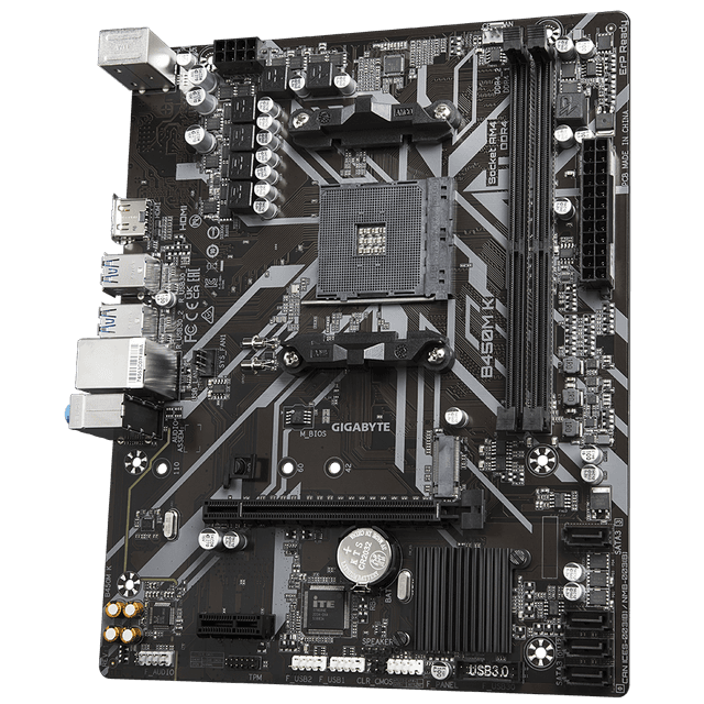 GIGABYTE B450M K Motherboard Image