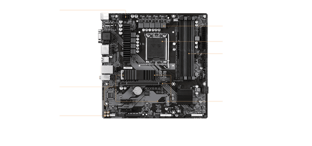 GIGABYTE B760M DS3H MOTHERBOARD Image