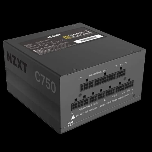 NZXT 750W 80+ Gold Fully-Modular Power Supply Image