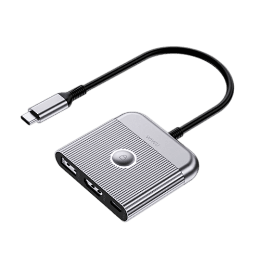 WiWU 3 in 1 Type C HUB Laptop Adapter Image