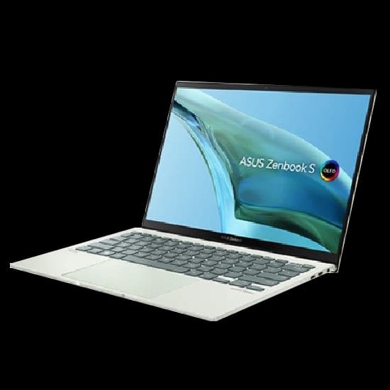 Asus Zenbook S 13 OLED -UM5302TA (AMD Ryzen 7 6800U, 16GB RAM, 1TB SSD, 13.3" G4 OLED WQXGA Display, Win 11 Home, Aqua)
 Image
