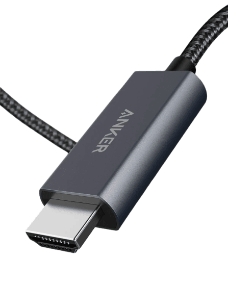 Anker USB C to HDMI Cable for Home Office 6ft, 4K 60hz Nylon Braided Image