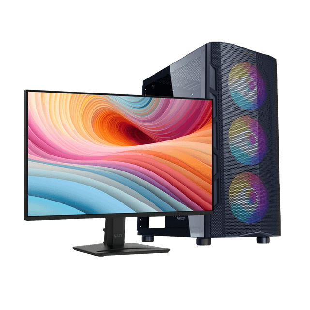 PC Build Under Rs. 1.5 Lakhs (AMD) with Monitor Image