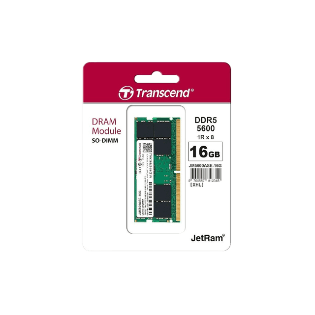 Transcend SO-DIMM Module Laptop RAM 32GB DDR5 5600MHz Image
