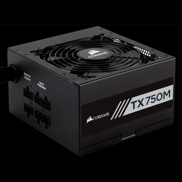 Corsair TX750M 750 Watt 80 Plus Bronze ATX Power Supply Unit Image